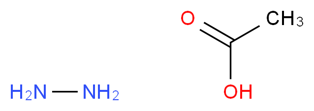acetic acid; hydrazine_分子结构_CAS_7335-65-1