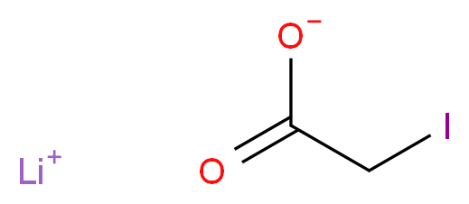 Lithium iodoacetate_分子结构_CAS_65749-30-6)
