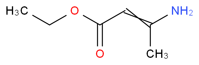 ETHYL &beta;-AMINOCROTONATE_分子结构_CAS_7318-00-5)