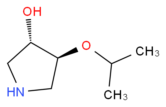 trans-4-isopropoxy-3-pyrrolidinol_分子结构_CAS_1212158-80-9)