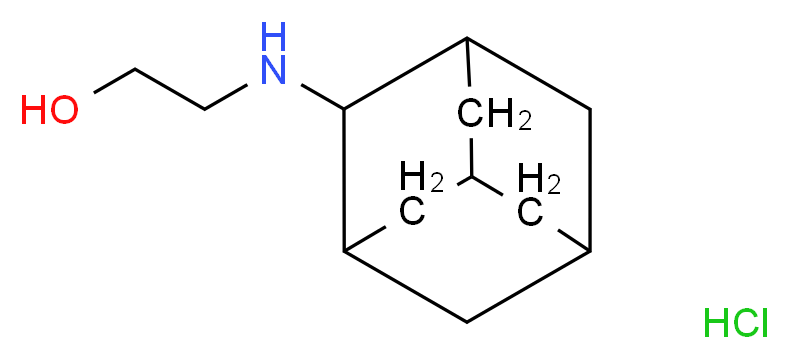 2-(2-Adamantylamino)ethanol hydrochloride_分子结构_CAS_24161-70-4)