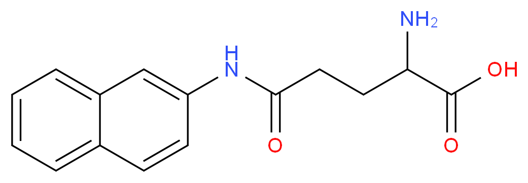 2-amino-4-[(naphthalen-2-yl)carbamoyl]butanoic acid_分子结构_CAS_14525-44-1