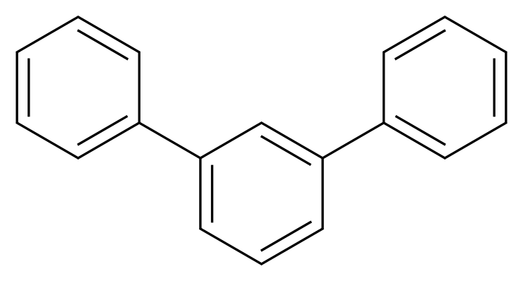 1,3-diphenylbenzene_分子结构_CAS_92-06-8