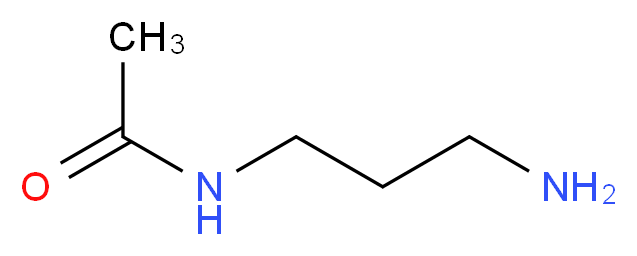 N-(3-aminopropyl)acetamide_分子结构_CAS_)