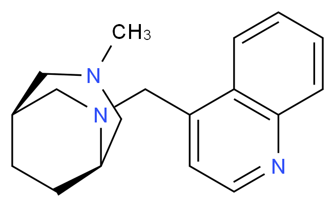 4-{[(1S*,5R*)-3-methyl-3,6-diazabicyclo[3.2.2]non-6-yl]methyl}quinoline_分子结构_CAS_)