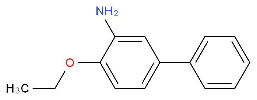 2-ethoxy-5-phenylaniline_分子结构_CAS_856343-44-7
