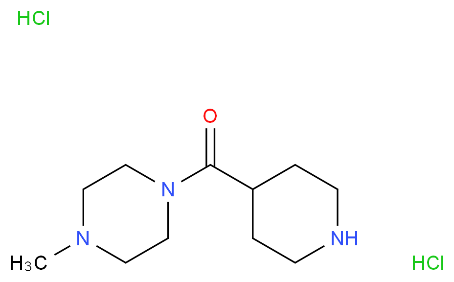 (4-Methylpiperazin-1-yl)piperidin-4-yl-methanone dihydrochloride_分子结构_CAS_63214-56-2)