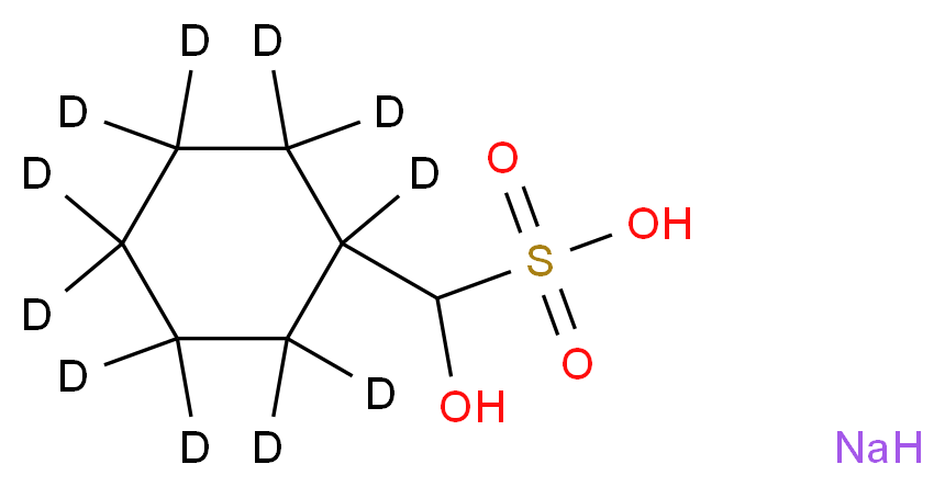 α-Hydroxy-cyclohexanemethanesulfonic Acid-d11 Sodium Salt_分子结构_CAS_)