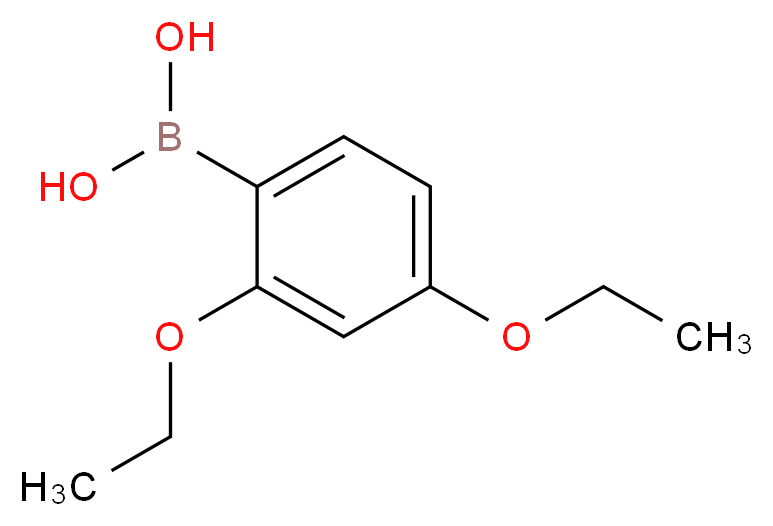 (2,4-diethoxyphenyl)boronic acid_分子结构_CAS_1072952-01-2