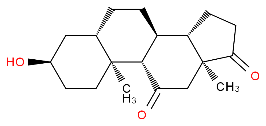 11-Oxo Androsterone_分子结构_CAS_1231-82-9)