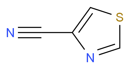 1,3-thiazole-4-carbonitrile_分子结构_CAS_1452-15-9