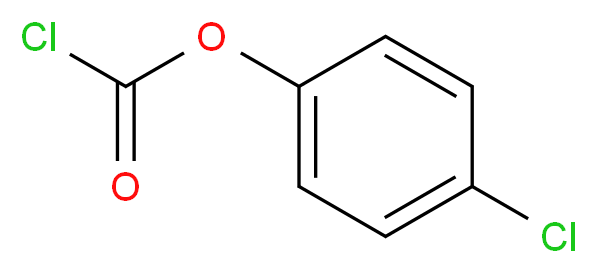 4-chlorophenyl chloroformate_分子结构_CAS_7693-45-0