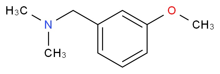 [(3-methoxyphenyl)methyl]dimethylamine_分子结构_CAS_15184-99-3