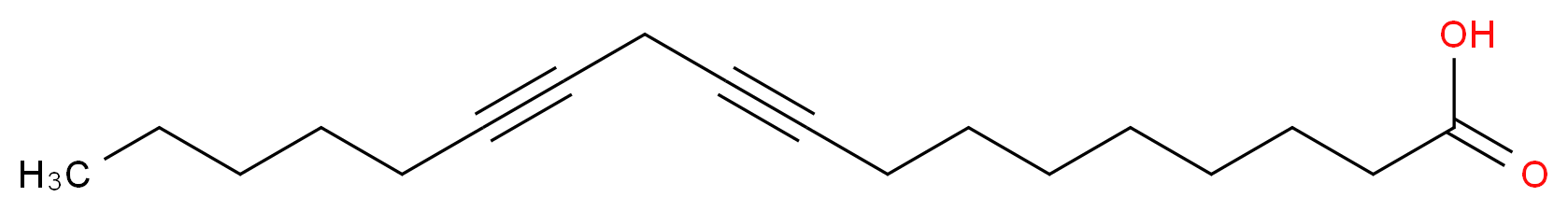 octadeca-9,12-diynoic acid_分子结构_CAS_2012-14-8