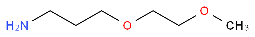 1-(3-aminopropoxy)-2-methoxyethane_分子结构_CAS_54303-31-0