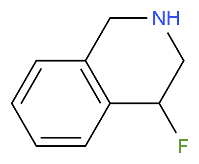 4-Fluoro-1,2,3,4-tetrahydroisoquinoline_分子结构_CAS_537033-79-7)