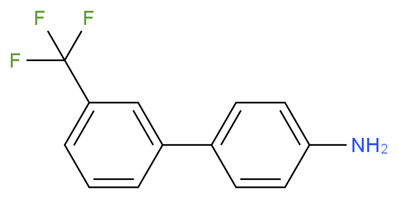 4-[3-(trifluoromethyl)phenyl]aniline_分子结构_CAS_397-28-4