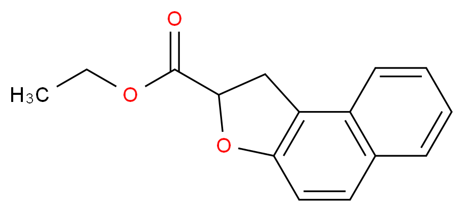 ethyl 1H,2H-naphtho[2,1-b]furan-2-carboxylate_分子结构_CAS_62019-34-5