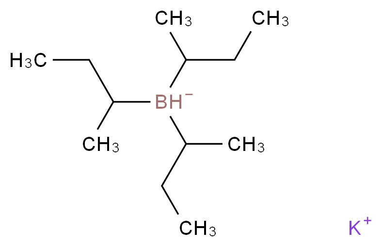 三仲丁基硼氢化钾 溶液_分子结构_CAS_54575-49-4)