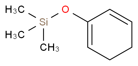 2-(三甲基硅氧基)-1,3-环己二烯_分子结构_CAS_54781-19-0)
