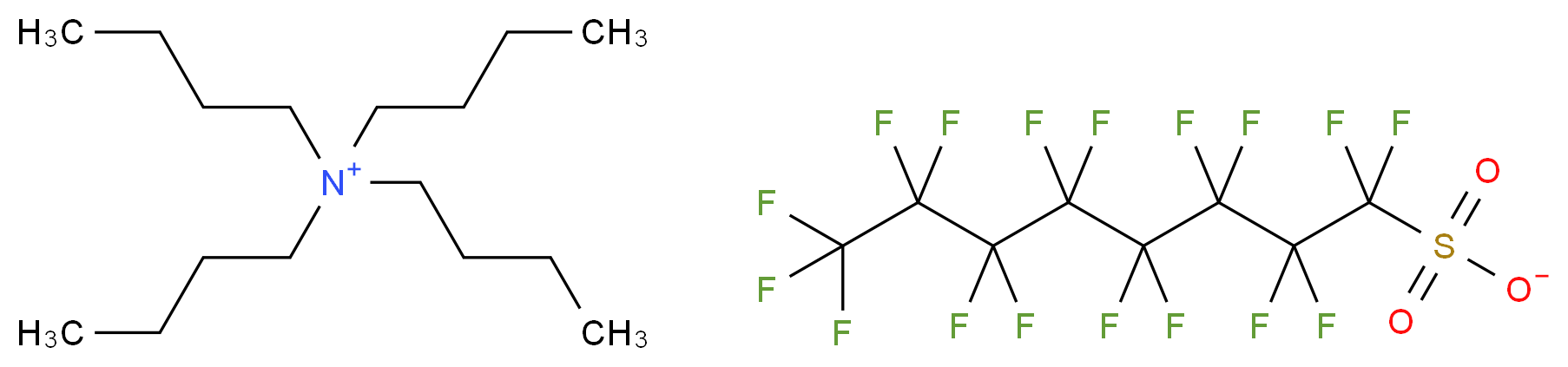 十七氟辛磺酸四丁基铵_分子结构_CAS_111873-33-7)