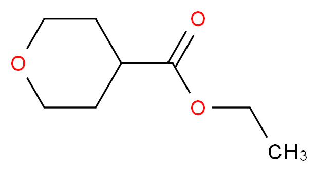 ethyl oxane-4-carboxylate_分子结构_CAS_)