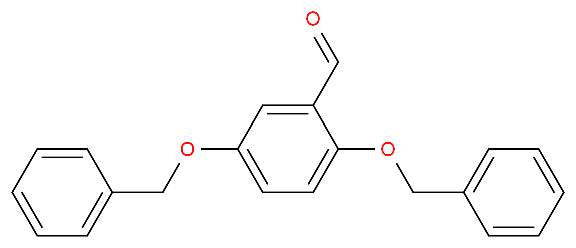2,5-Bis(benzyloxy)benzenecarbaldehyde_分子结构_CAS_6109-54-2)