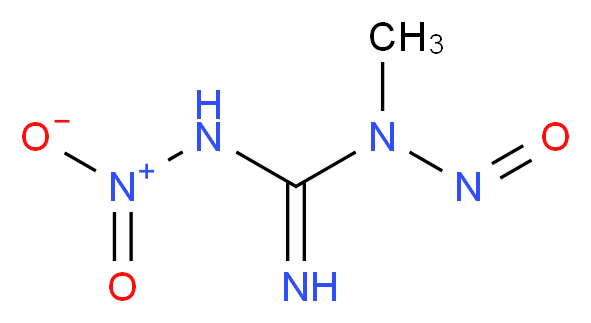 3-methyl-1-nitro-3-nitrosoguanidine_分子结构_CAS_70-25-7