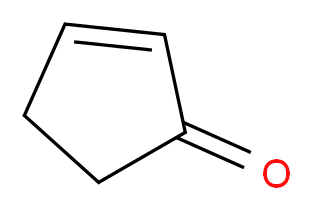 cyclopent-2-en-1-one_分子结构_CAS_)