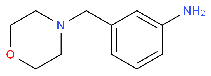 3-(morpholinomethyl)aniline_分子结构_CAS_123207-48-7)