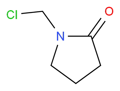 1-(Chloromethyl)pyrrolidin-2-one_分子结构_CAS_31282-95-8)