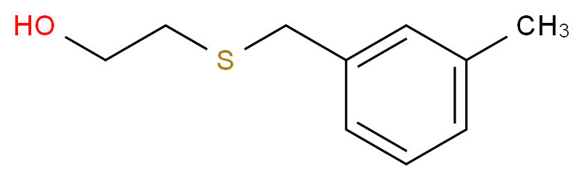 2-[(3-methylbenzyl)thio]ethanol_分子结构_CAS_959241-67-9)