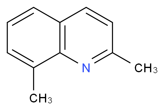 2,8-Dimethylquinoline_分子结构_CAS_1463-17-8)