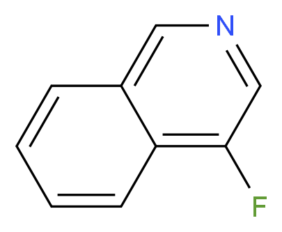 4-Fluoroisoquinoline_分子结构_CAS_394-67-2)