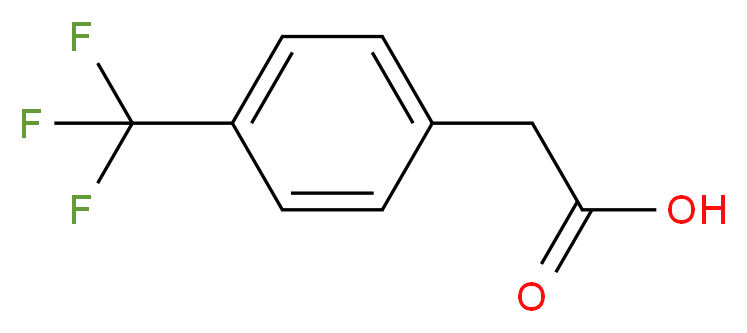 4-(Trifluoromethyl)phenylacetic acid 98%_分子结构_CAS_32857-62-8)