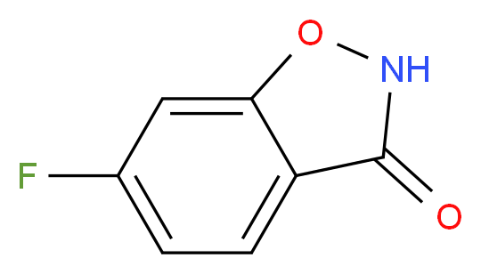 6-fluoro-2,3-dihydro-1,2-benzoxazol-3-one_分子结构_CAS_99822-24-9