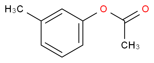 m-Tolyl acetate_分子结构_CAS_122-46-3)