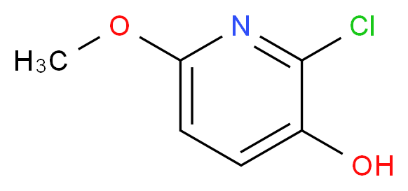 2-chloro-6-methoxypyridin-3-ol_分子结构_CAS_1196145-59-1)