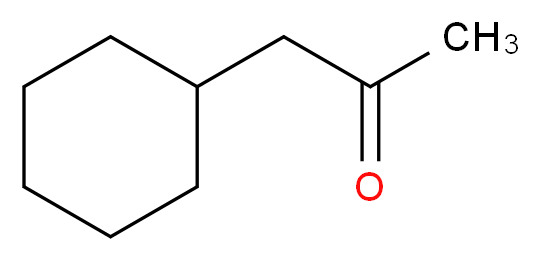 1-cyclohexylpropan-2-one_分子结构_CAS_622-45-7