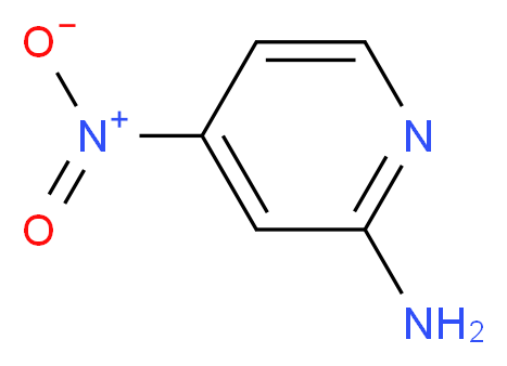 4-nitropyridin-2-amine_分子结构_CAS_)