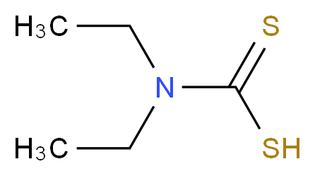 Diethylcarbamodithioic Acid_分子结构_CAS_147-84-2)