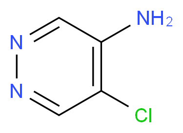 5-chloropyridazin-4-amine_分子结构_CAS_53180-92-0)