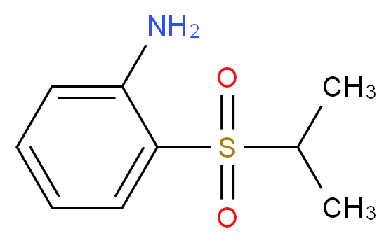 1-Amino-2-(isopropylsulphonyl)benzene_分子结构_CAS_76697-50-2)