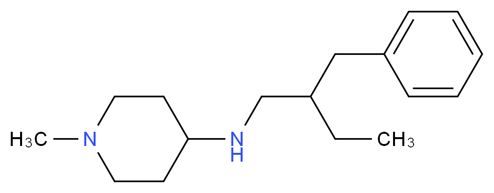 N-(2-benzylbutyl)-1-methylpiperidin-4-amine_分子结构_CAS_)