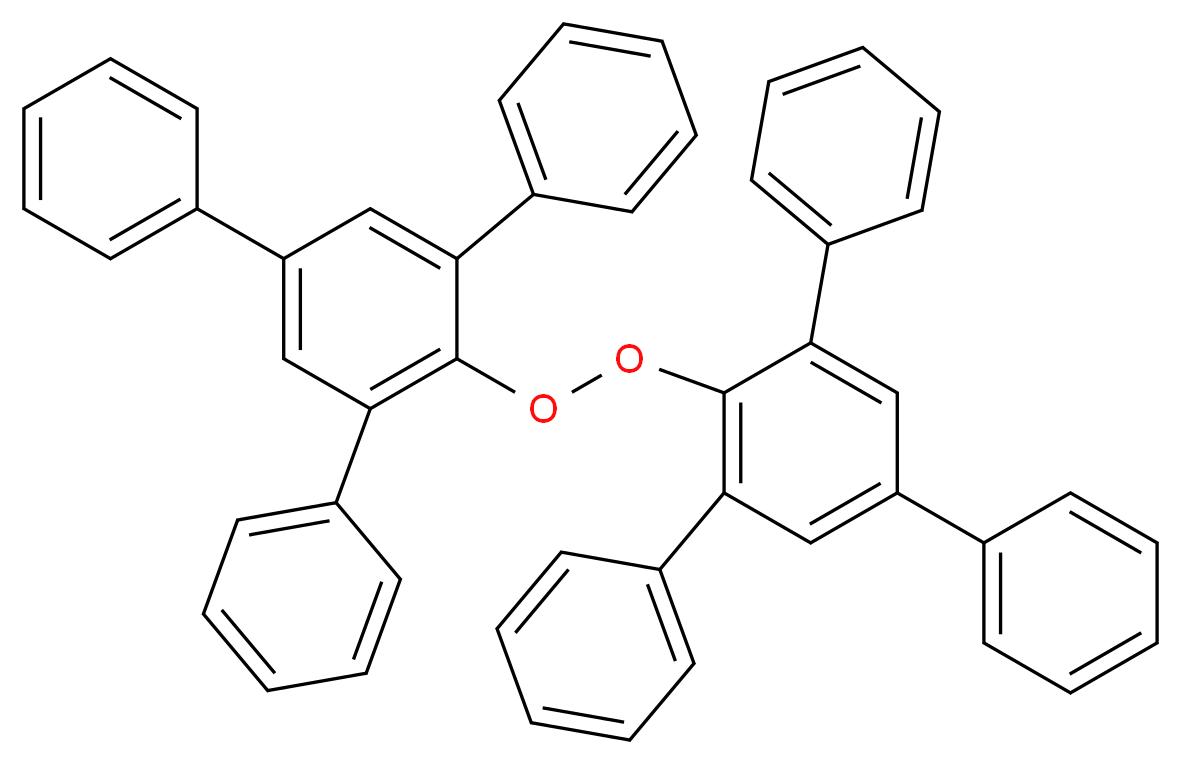 1,3,5-triphenyl-2-[(2,4,6-triphenylphenyl)peroxy]benzene_分子结构_CAS_72915-92-5