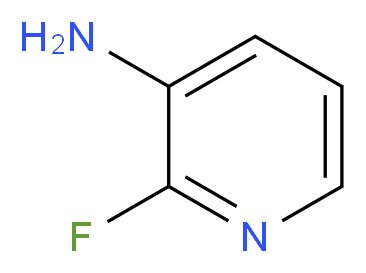  3-Amino-2-fluoropyridine_分子结构_CAS_1597-33-7)