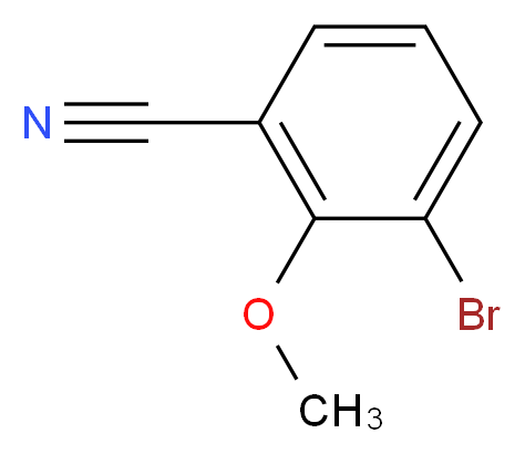 3-Bromo-2-methoxybenzonitrile_分子结构_CAS_874472-98-7)