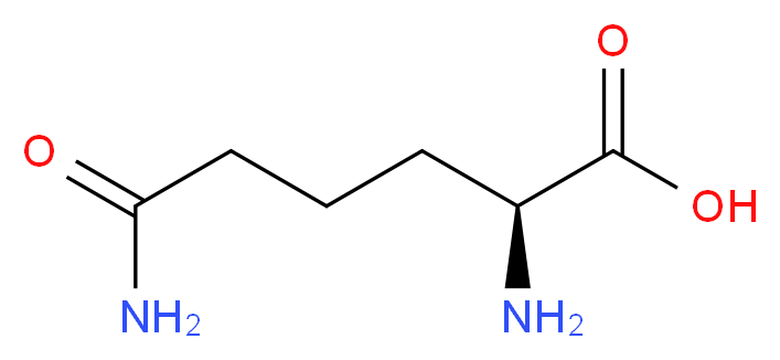 (2S)-2-amino-5-carbamoylpentanoic acid_分子结构_CAS_7433-32-1