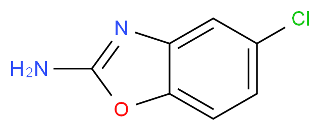 5-Chloro-1,3-benzoxazol-2-amine_分子结构_CAS_61-80-3)