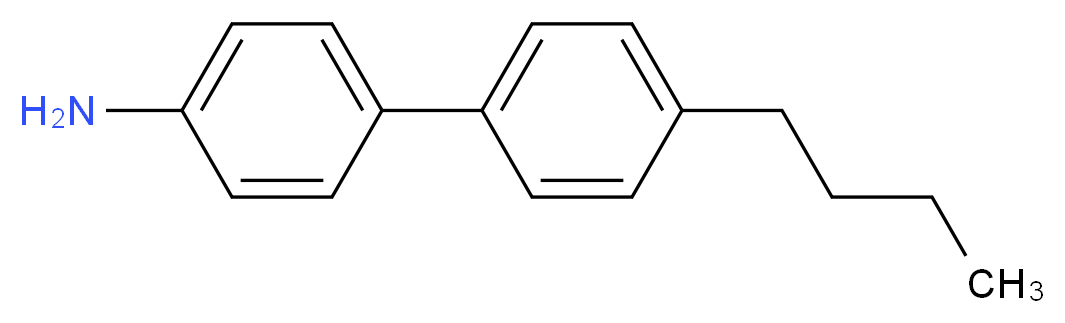 4-(4-Butylphenyl)aniline_分子结构_CAS_60040-13-3)